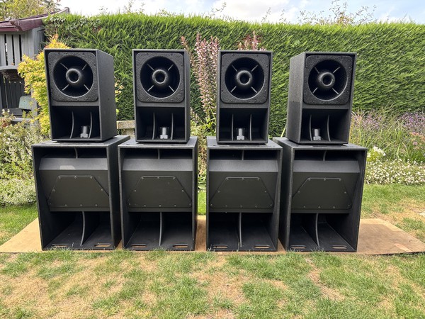 Second Hand 4x Soundgear Orbit 4 PA Speakers