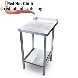 Small stainless steel kitchen table