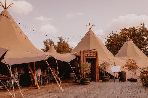 Used giant hat tipi canvas