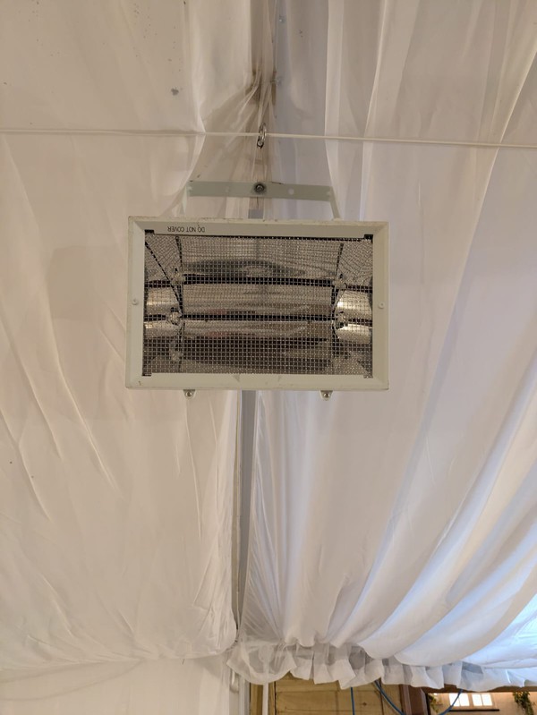 Marquee heating Marquee heating