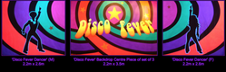 70's / 80's Disco Backdrop