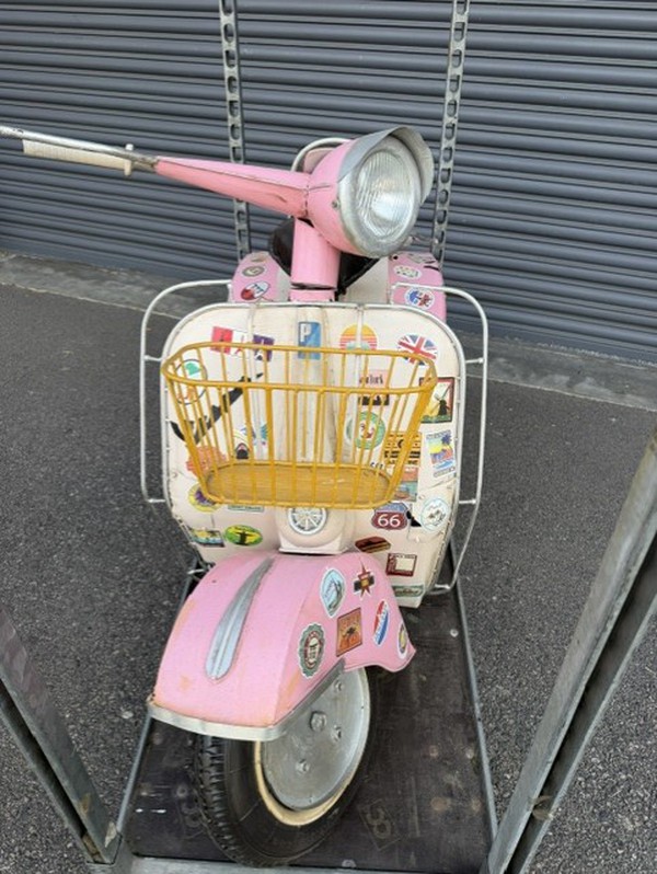 Pink And White Vintage Scooter Prop Pink And White Vintage Scooter Prop