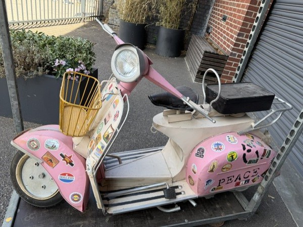 Second Hand Free Standing Scooter Prop Second Hand Free Standing Scooter Prop