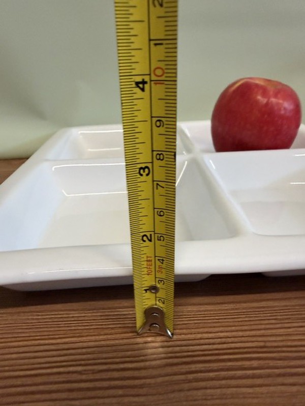 Used 55x 4 Section Serving Plates Used 55x 4 Section Serving Plates