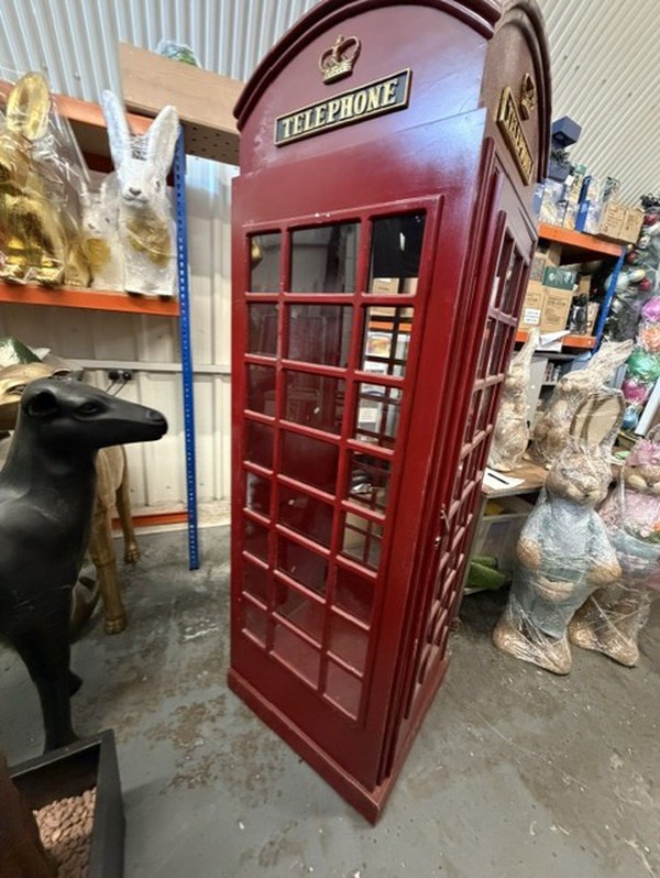 Second Hand Wooden Telephone Box Prop Second Hand Wooden Telephone Box Prop