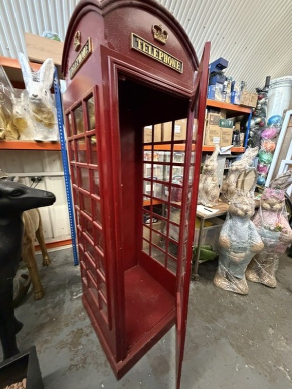 Wooden Telephone Box Prop Wooden Telephone Box Prop