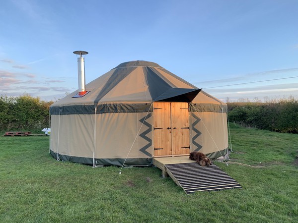 Hearthworks 24 ft all year round yurt