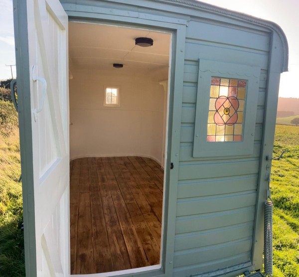 Shepherd's hut accommodation