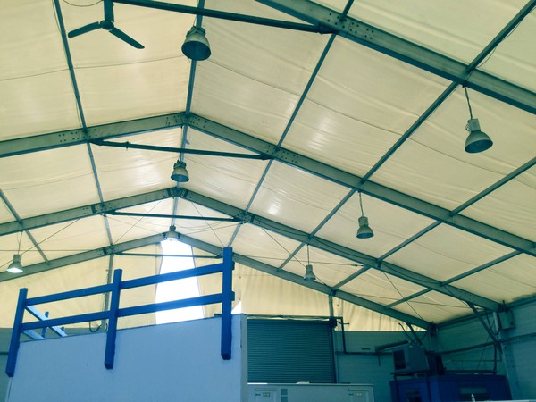25m x 25m Spaciotempo Semi-Permanent Building with thermo roof