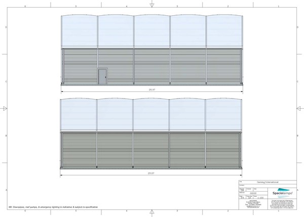Hard side Marquee warehouse  for sale