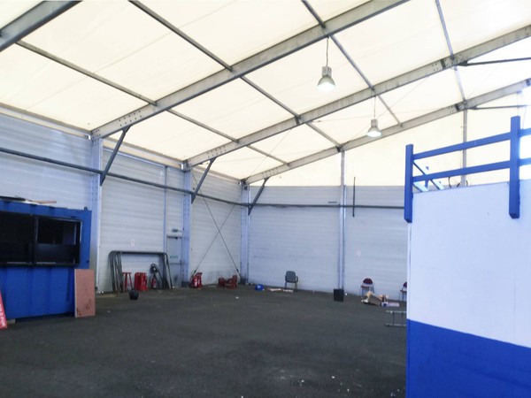 Yorkshire 25m framed marquee warehouse for sale