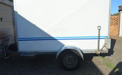 Single Axle Latham Box Trailer For Sale