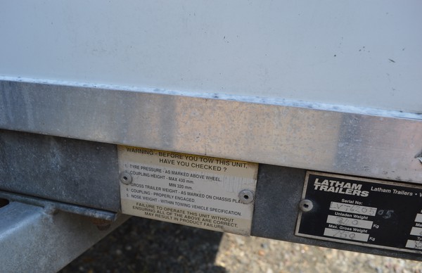 Second Hand Latham Box Trailer Second Hand Latham Box Trailer