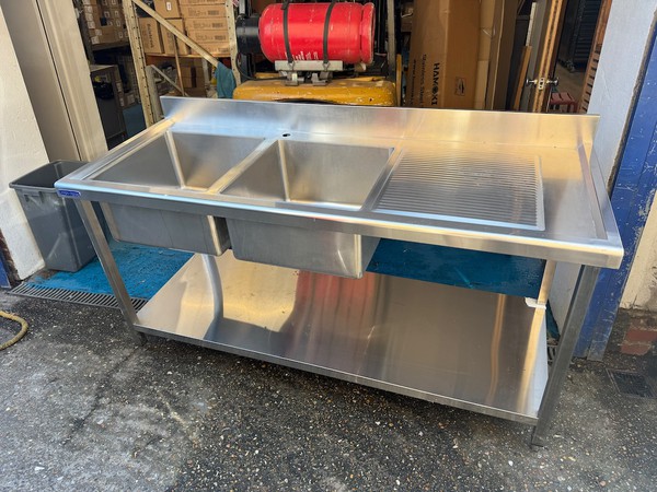 Used Double Bowl Sink