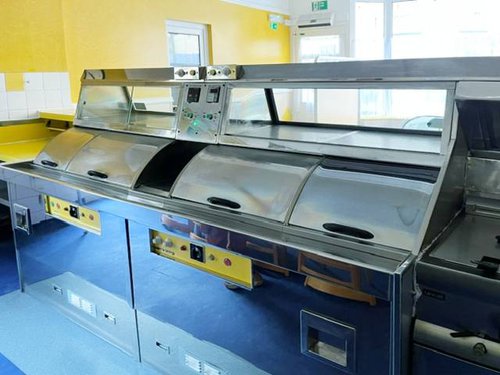 Duel fryer chip shop range for sale