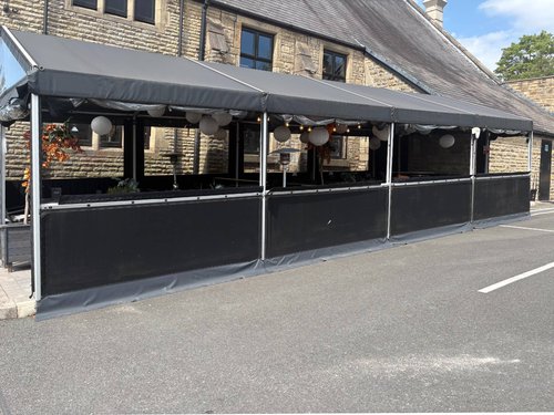 4.6m x 10.5m Restaurant marquee for sale