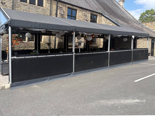 4.6m x 10.5m Restaurant marquee for sale
