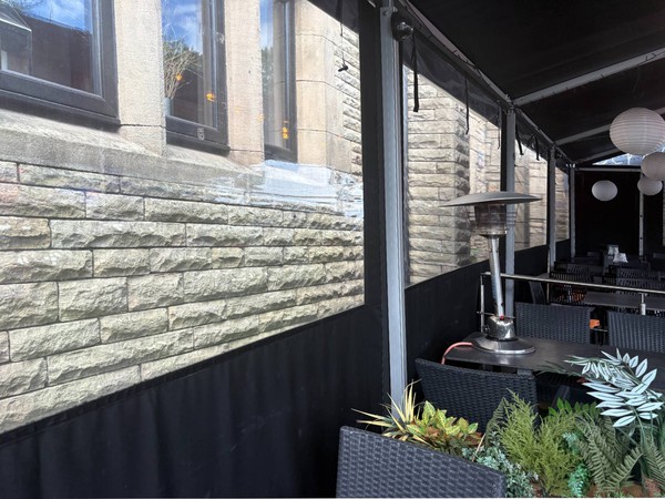 Clear view windows / dining marquee