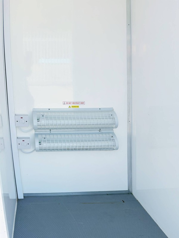 Welfare trailer drying room Welfare trailer drying room
