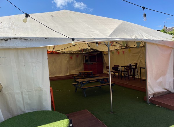 Second Hand 9m x 9m Marquee