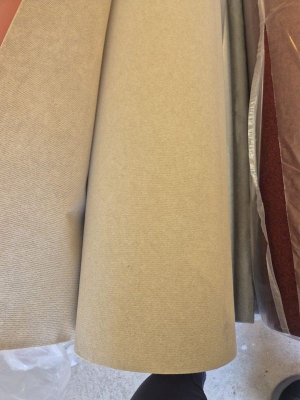 Cream cord carpet for marquees Cream cord carpet for marquees