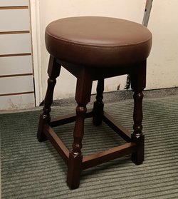 Small Low Backless Bar Stool