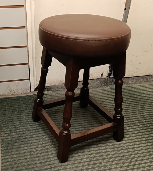 Small Low Backless Bar Stool