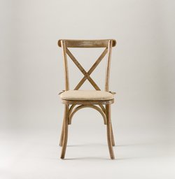250x Rustic Limed Crossback Chair For Sale