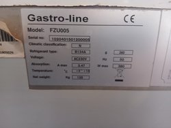 Gastroline 3 Door, 10 Pot Pizza Fridge