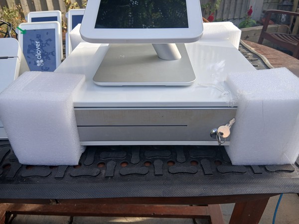 Epos system with cash draw Epos system with cash draw