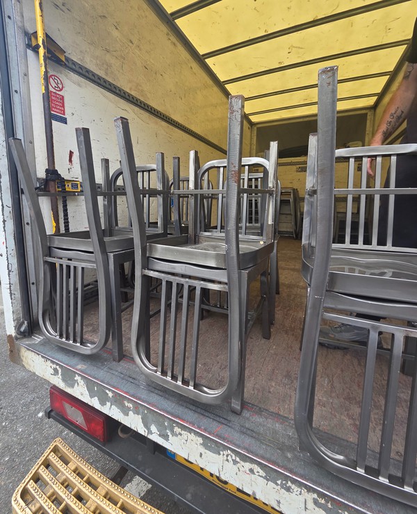 Second Hand 18x Metal Cafe Chairs