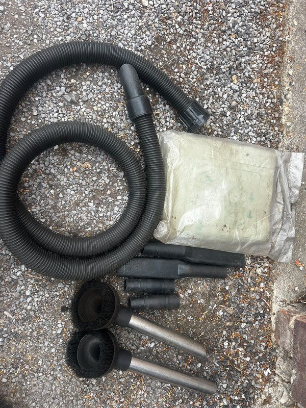 Numatic HZ750 with attachments' pipes brushes