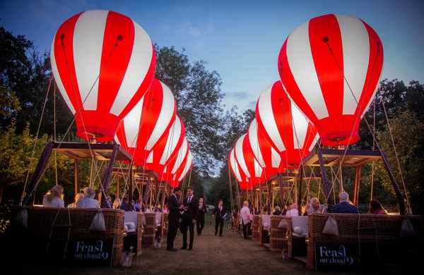 Hot air Balloon ride dining experience
