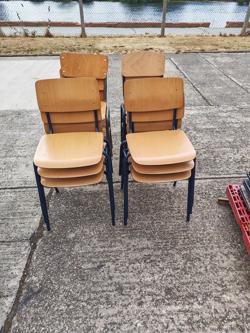 Natural Retro Style Chairs
