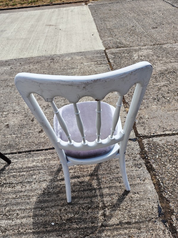 White Chivari chairs White Chivari chairs