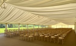 130x Lime Washed Chiavari Chairs for sale