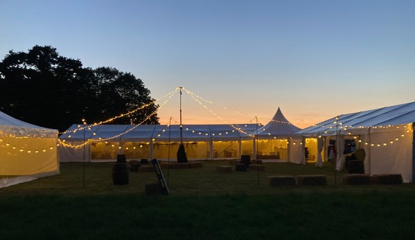 20ft x 20ft pagoda marquee for sale