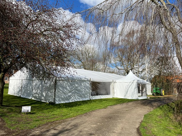 3m x 3m pagoda marquee