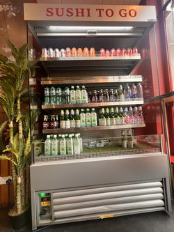 Mirrored Steel Shutter Multideck Display Fridge