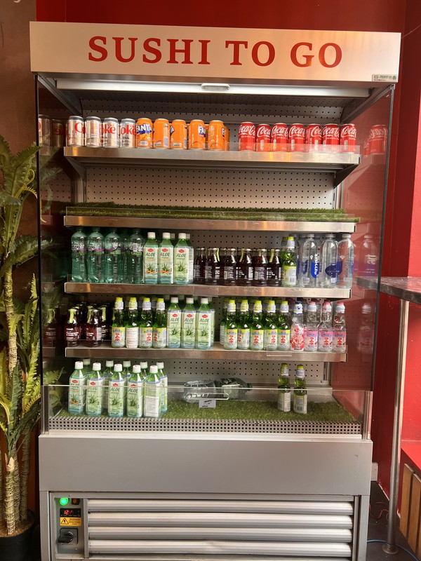 Mirrored Steel Multideck Display Fridge