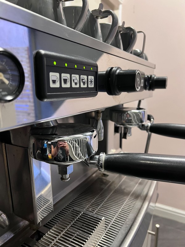 Two group espresso machine