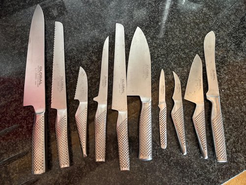 Global Cromova 18 Stainless Steel Knives