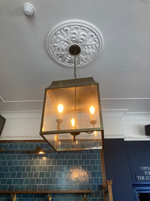 Square Glass Pendant Lantern