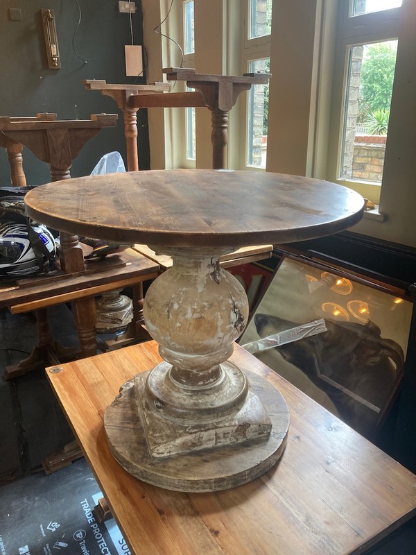 Ornate Round Table