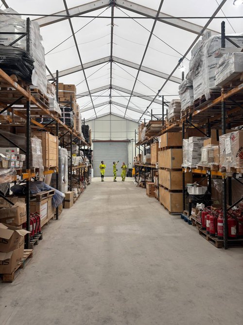 20 wide x 30m Long warehouse marquee for sale