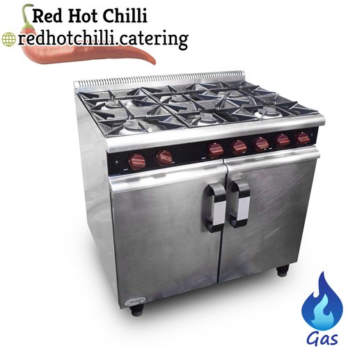 Six burner gas oven for sale