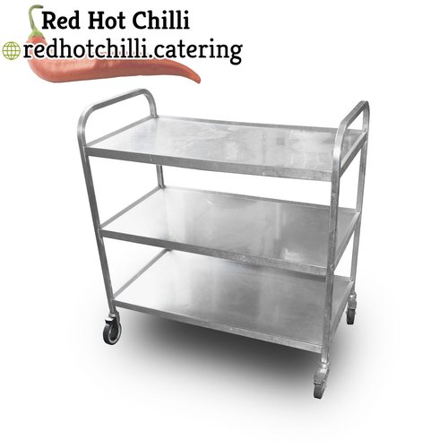 0.8m Stainless Steel Trolley