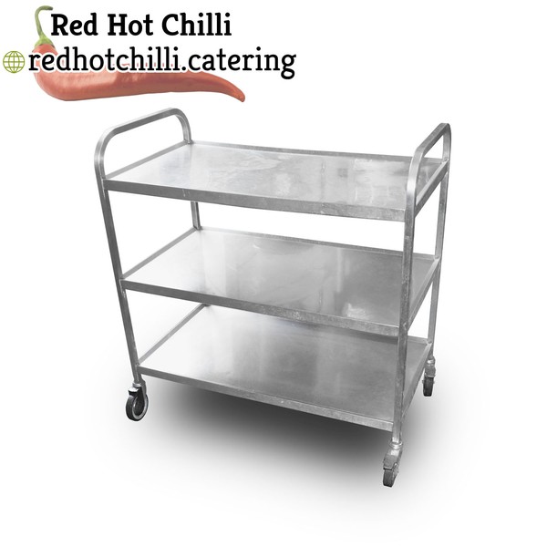 0.8m Stainless Steel Trolley