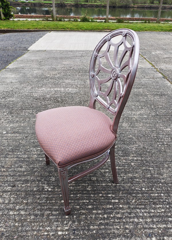 Pink Stained Dining Chairs Pink Stained Dining Chairs