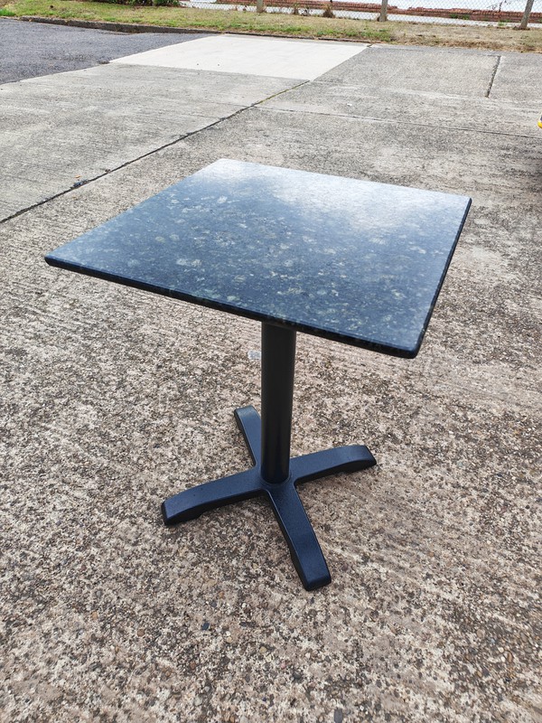 21x Granite Tops On Cruciform Bases